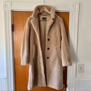 Abercrombie & Fitch Sherpa Dad Coat